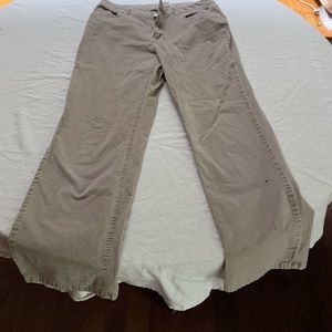 LL Bean tan comfort jeans